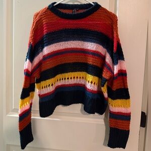 moon & madison Multicolor Striped Sweater